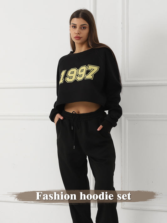 House of Luna | 1997 Graphic Lounge Set – Long Sleeve Hoodie & Joggers