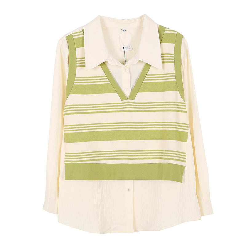 House of Luna | The PreppyEase Striped Knit Vest