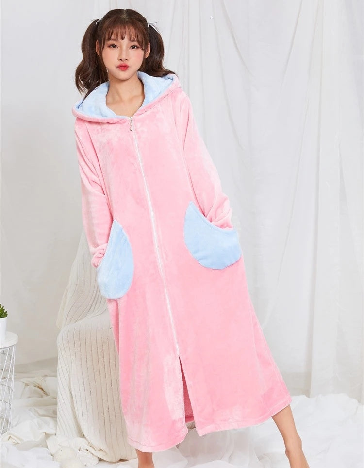 House of Luna | The Cloudberry Hooded Lounge Robe
