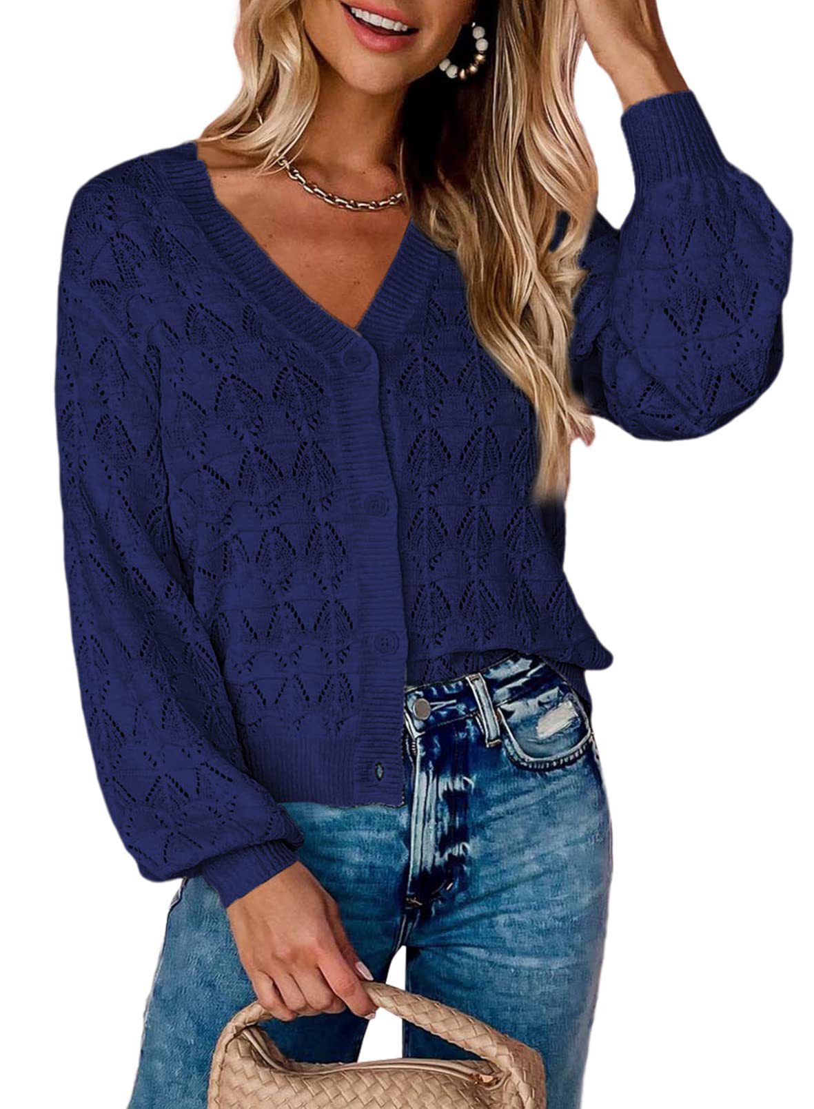 House of Luna | The CozyKnit Balloon Sleeve Cardigan