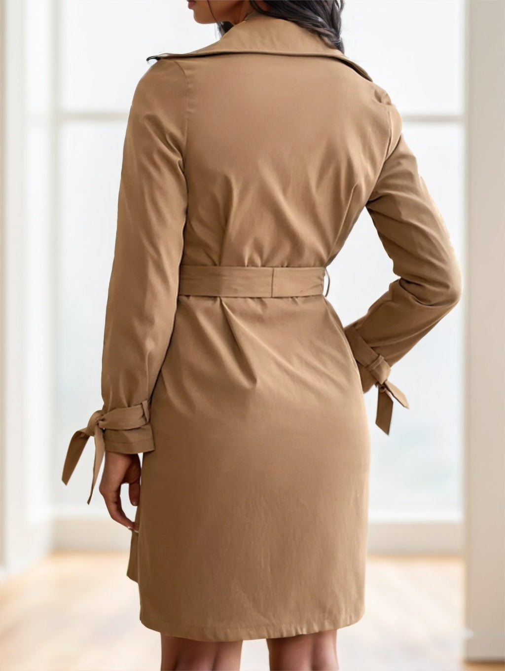 House of Luna | Icon Trench Coat – Belted Double-Breasted Winter Elegance