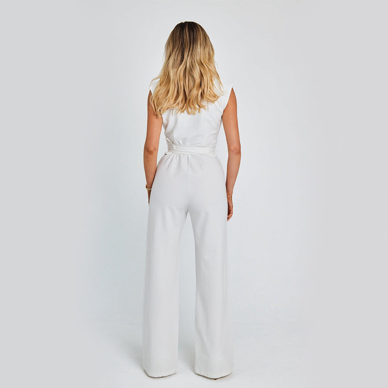 House of Luna | Stellar Flow Jumpsuit – Sleeveless Wide-Leg Summer One-Piece