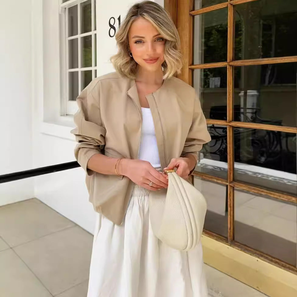 House of Luna | Sandstone Minimalist Bomber