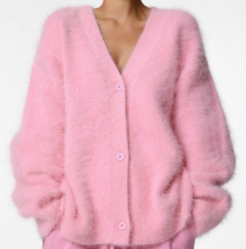 House of Luna | Misty Knit Button-Up Cardi