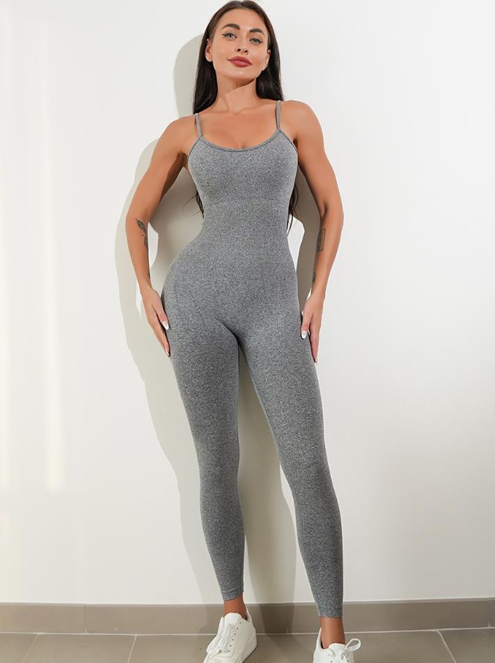 House of Luna | Seamless Sculpt Unitard – Tummy Control Spaghetti Strap Bodysuit