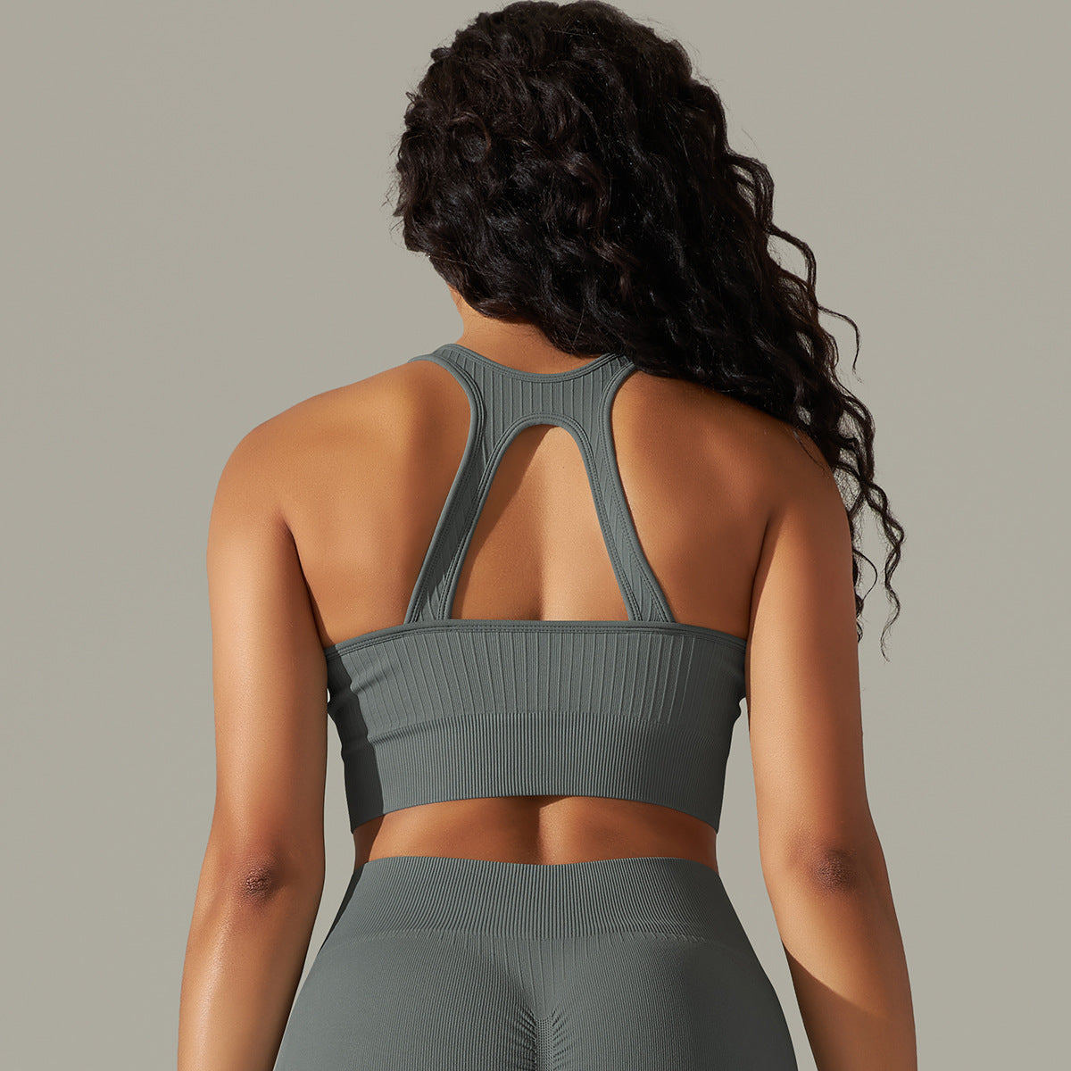 House of Luna | Active Set – Zip-Up Crop Top & High-Waisted Shorts