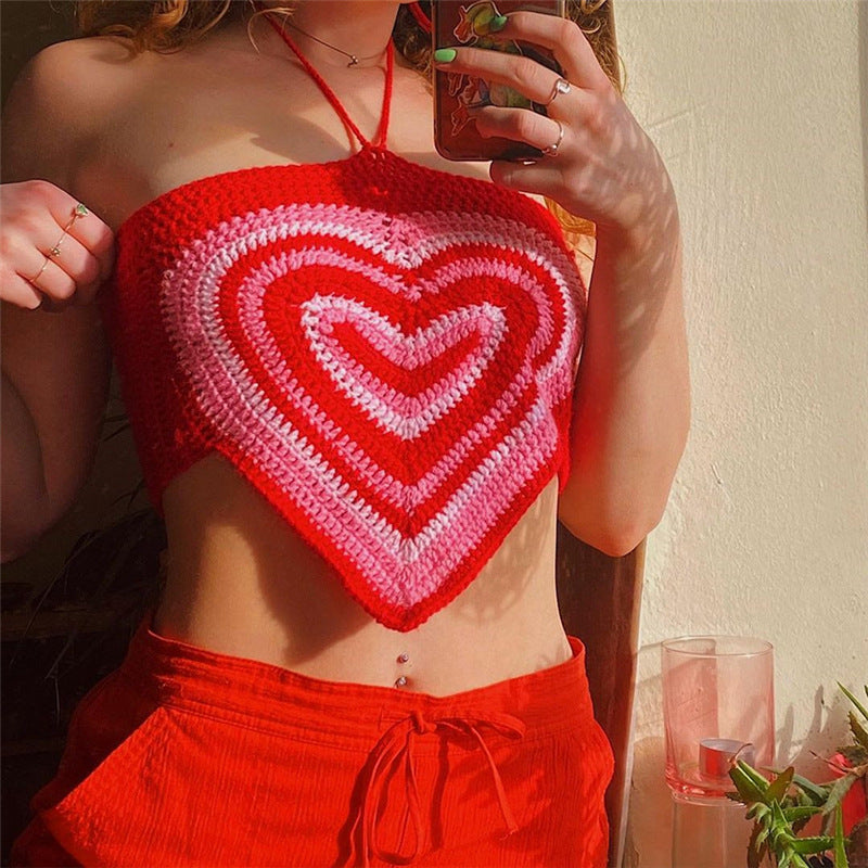 House of Luna | Heartcore Crochet Crop Top