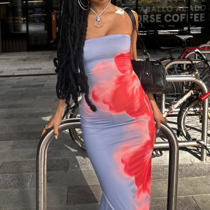 House of Luna | Seaside Bloom Bodycon Maxi