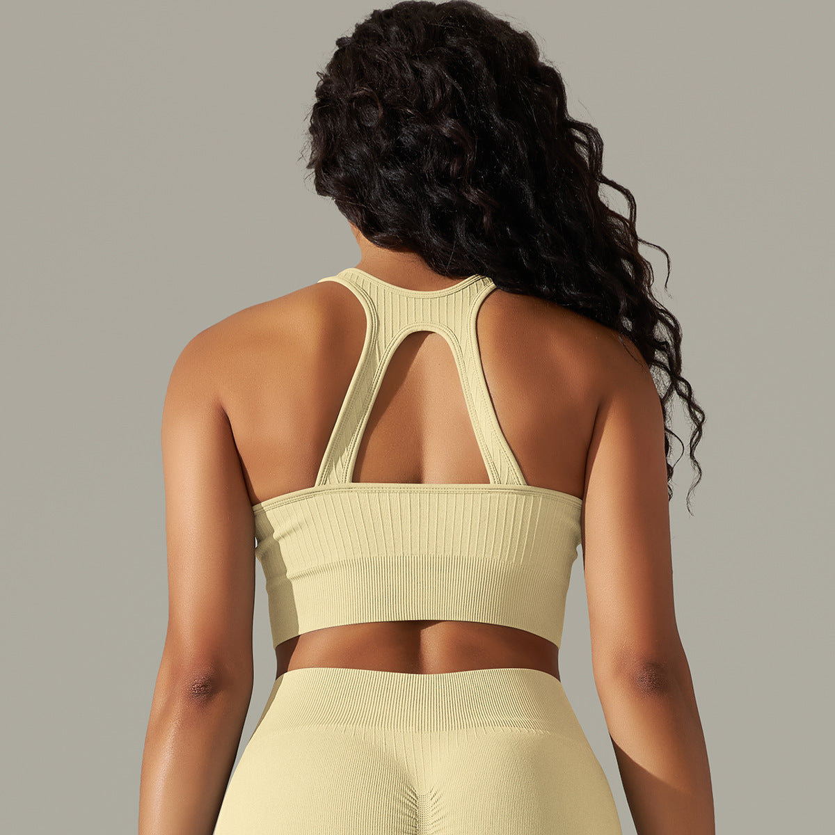 House of Luna | Active Set – Zip-Up Crop Top & High-Waisted Shorts