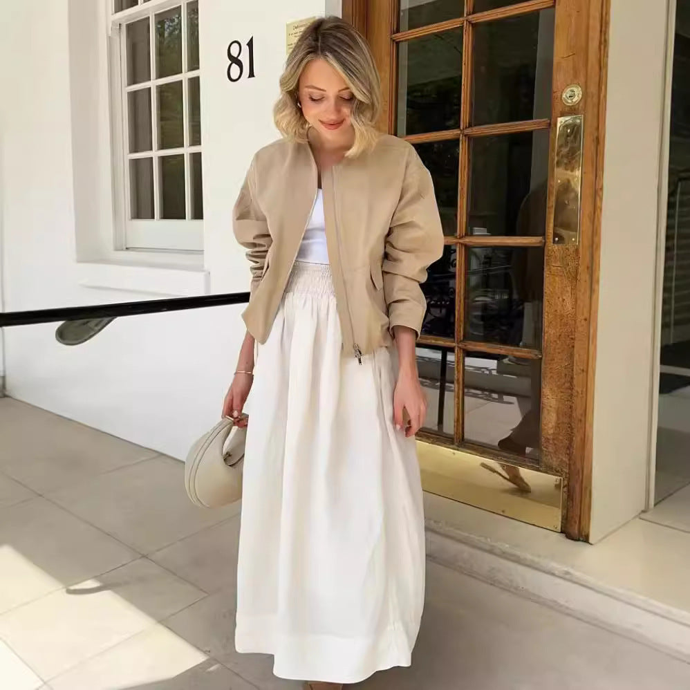 House of Luna | Sandstone Minimalist Bomber