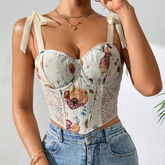 House of Luna | Bloom Lace Corset Top