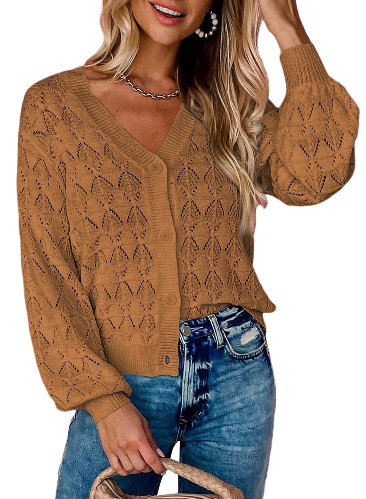 House of Luna | The CozyKnit Balloon Sleeve Cardigan