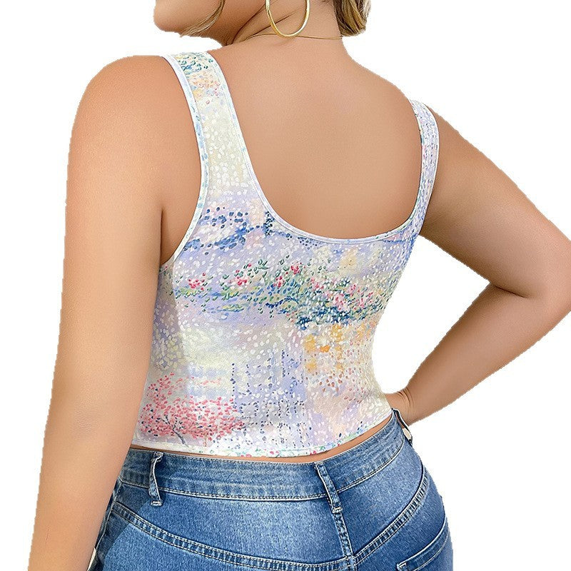 House of Luna | Blossom Mist Corset Top