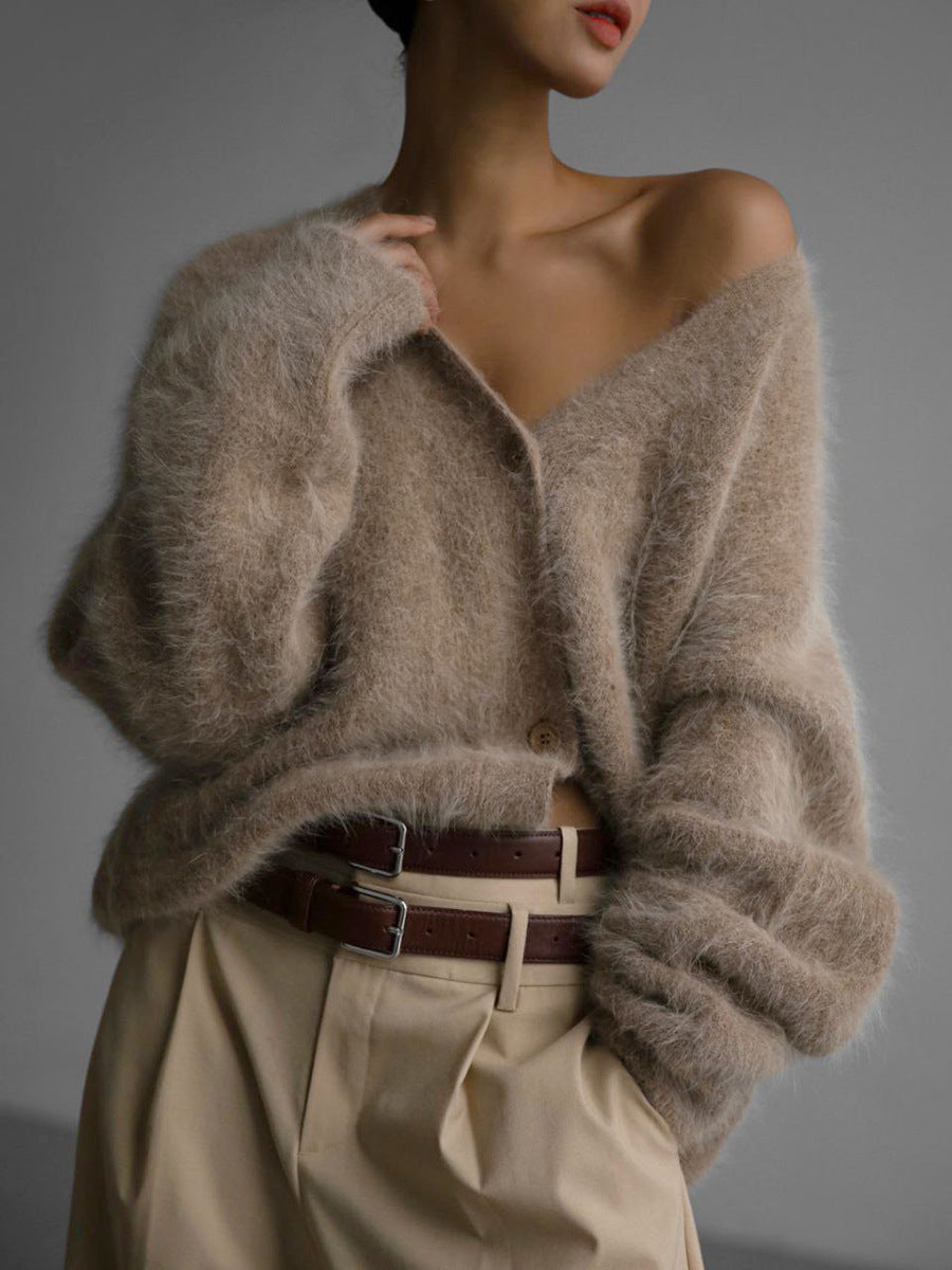 House of Luna | Misty Knit Button-Up Cardi
