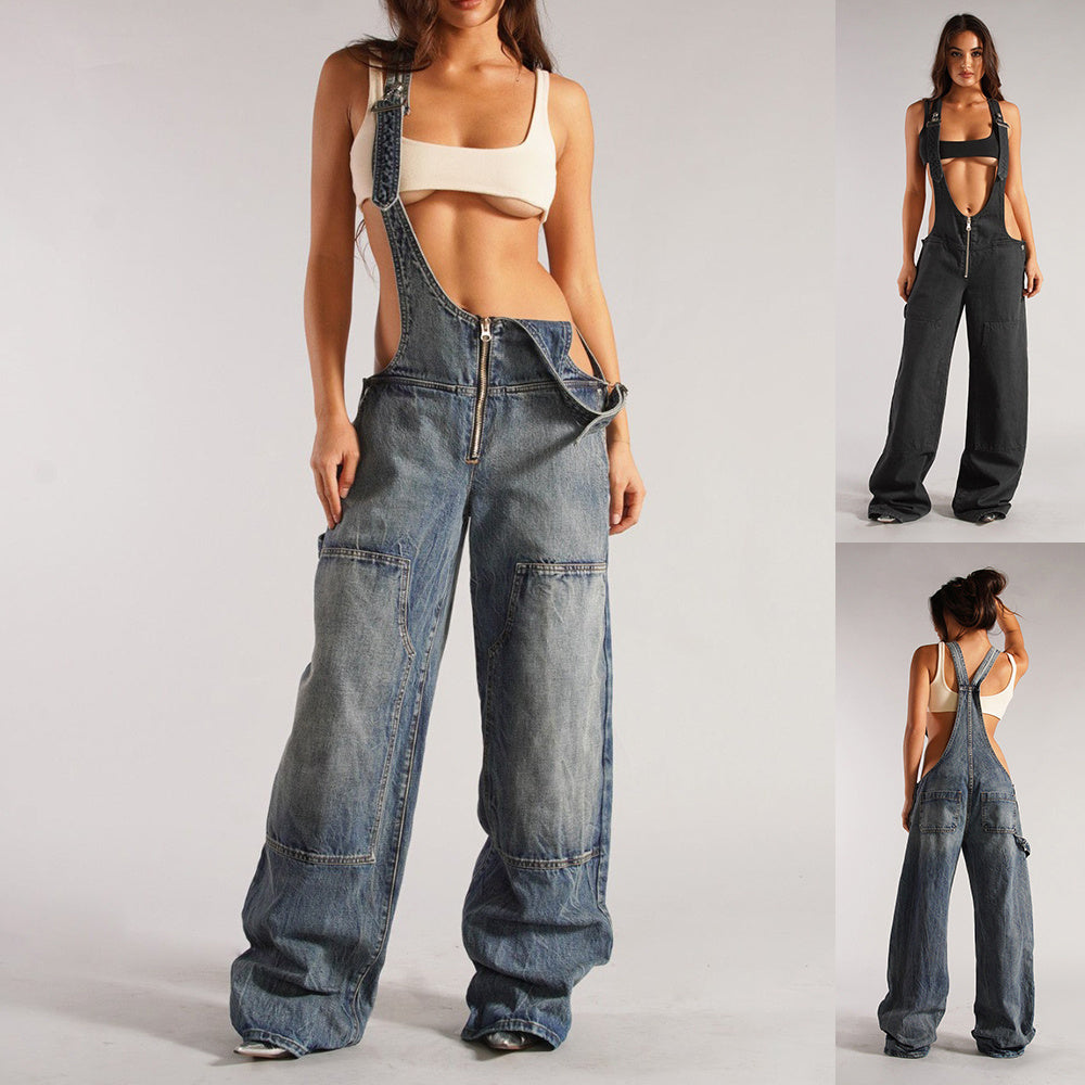 House of Luna | Luna Rebel Cargo Jeans – Baggy High-Waisted Streetwear Denim