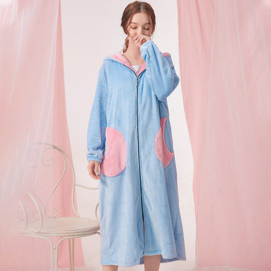 House of Luna | The Cloudberry Hooded Lounge Robe
