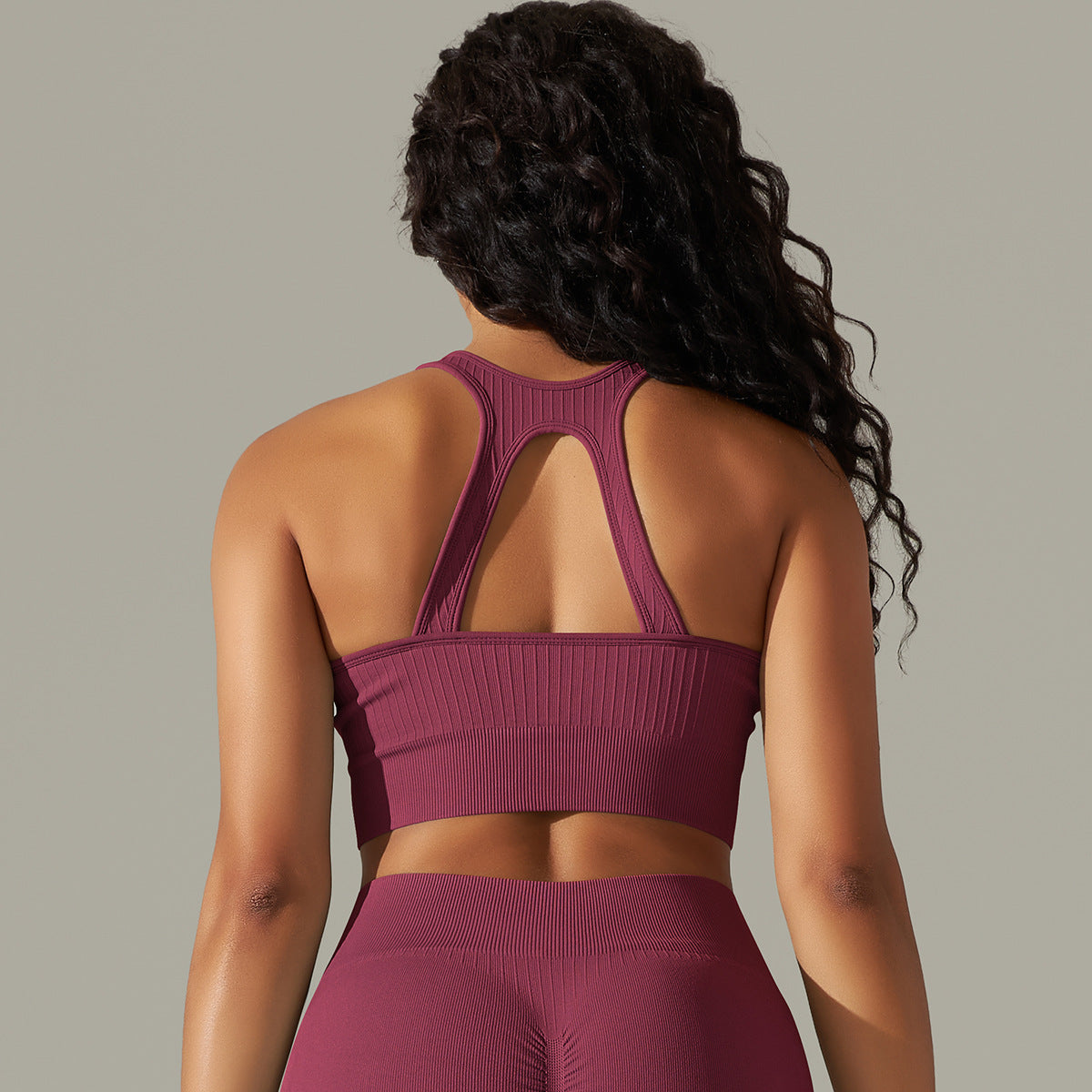 House of Luna | Active Set – Zip-Up Crop Top & High-Waisted Shorts
