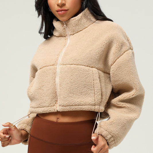 House of Luna | Fleece Crop Zip