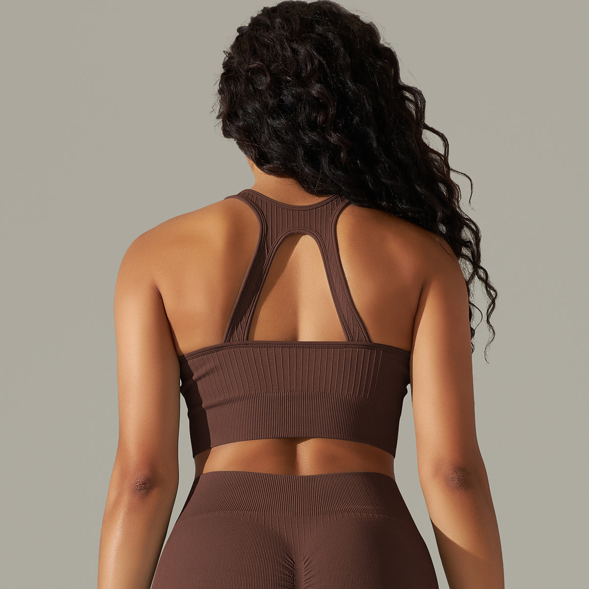 House of Luna | Active Set – Zip-Up Crop Top & High-Waisted Shorts