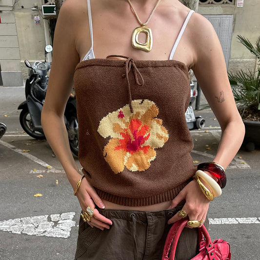 House of Luna | The Hibiscus Knit Cami