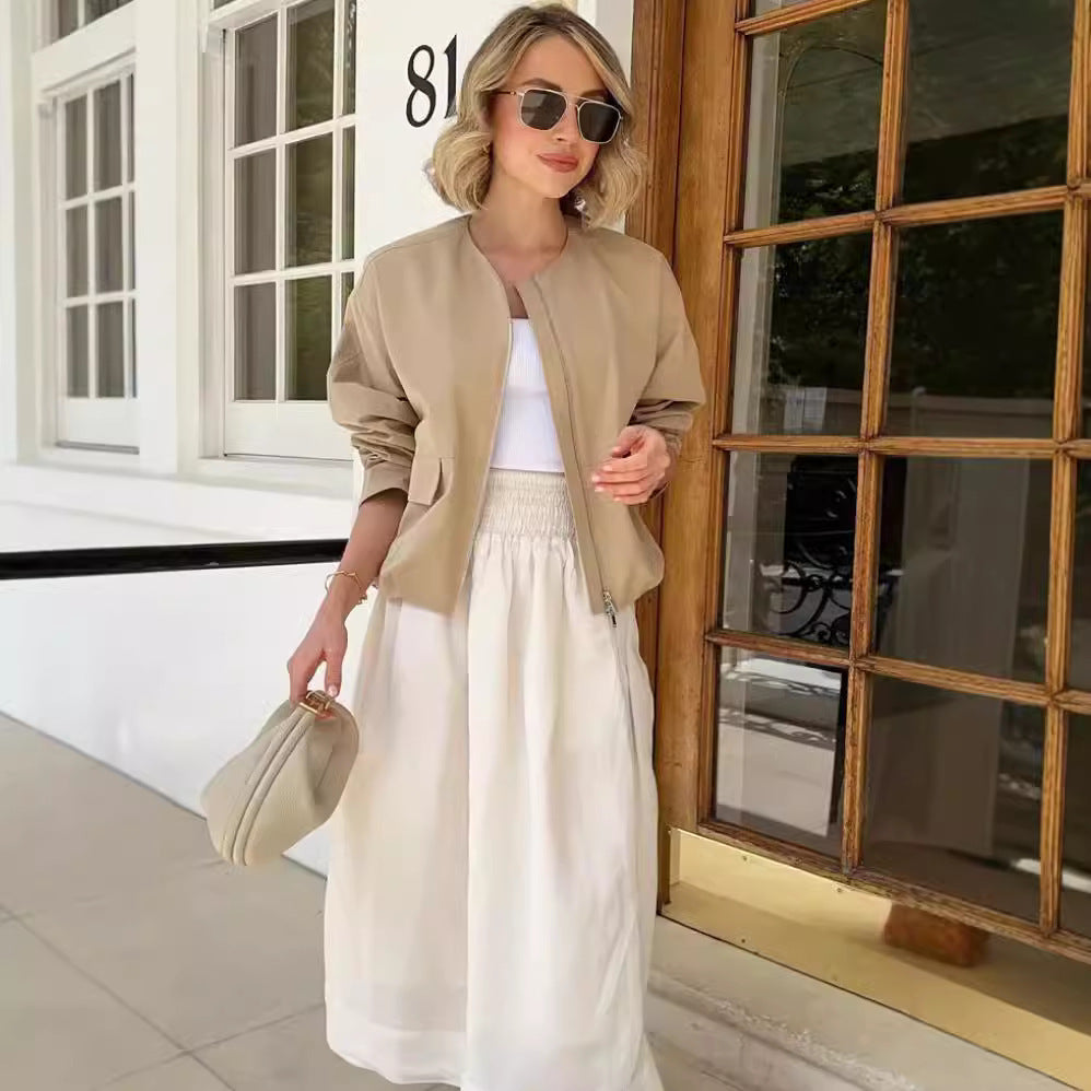 House of Luna | Sandstone Minimalist Bomber