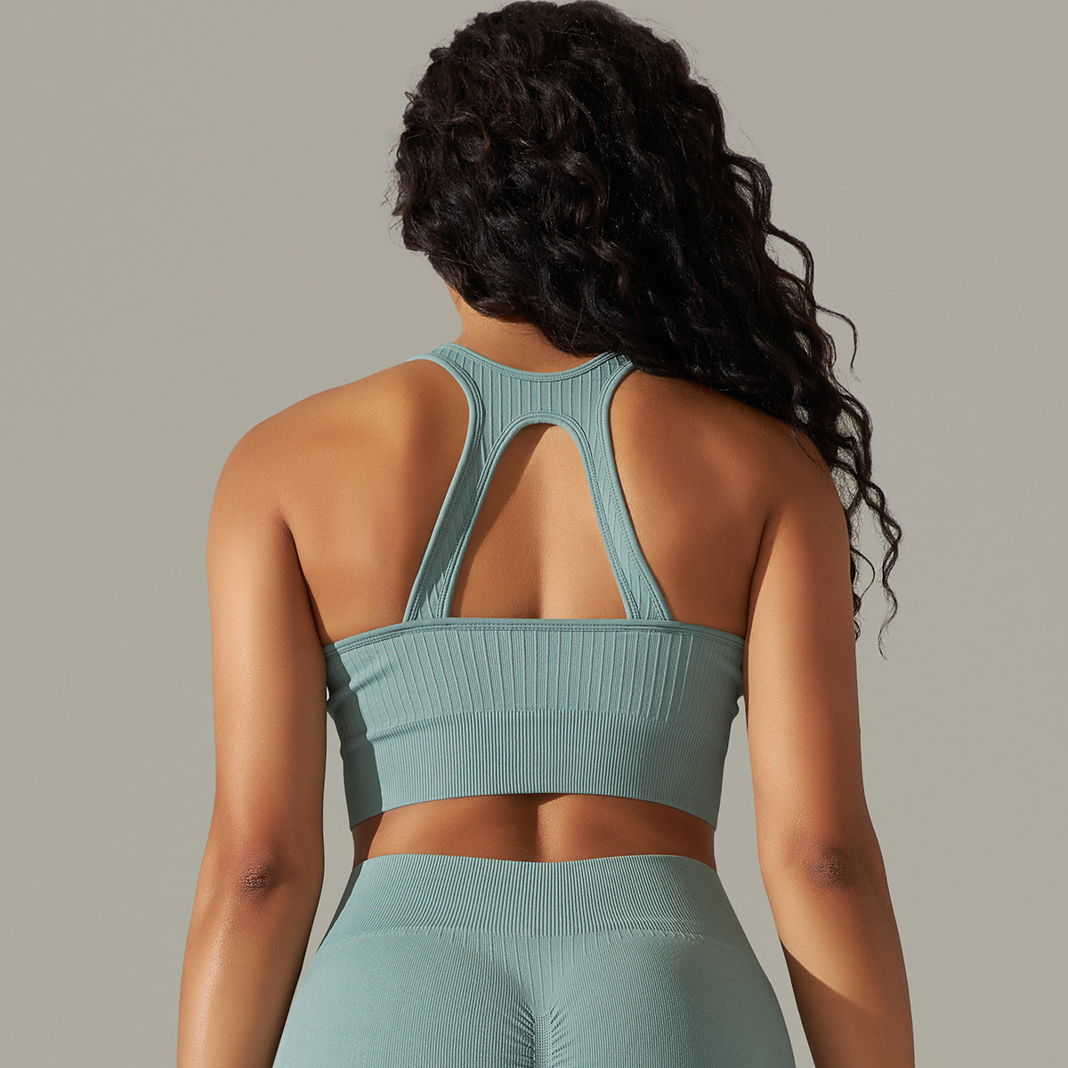 House of Luna | Active Set – Zip-Up Crop Top & High-Waisted Shorts